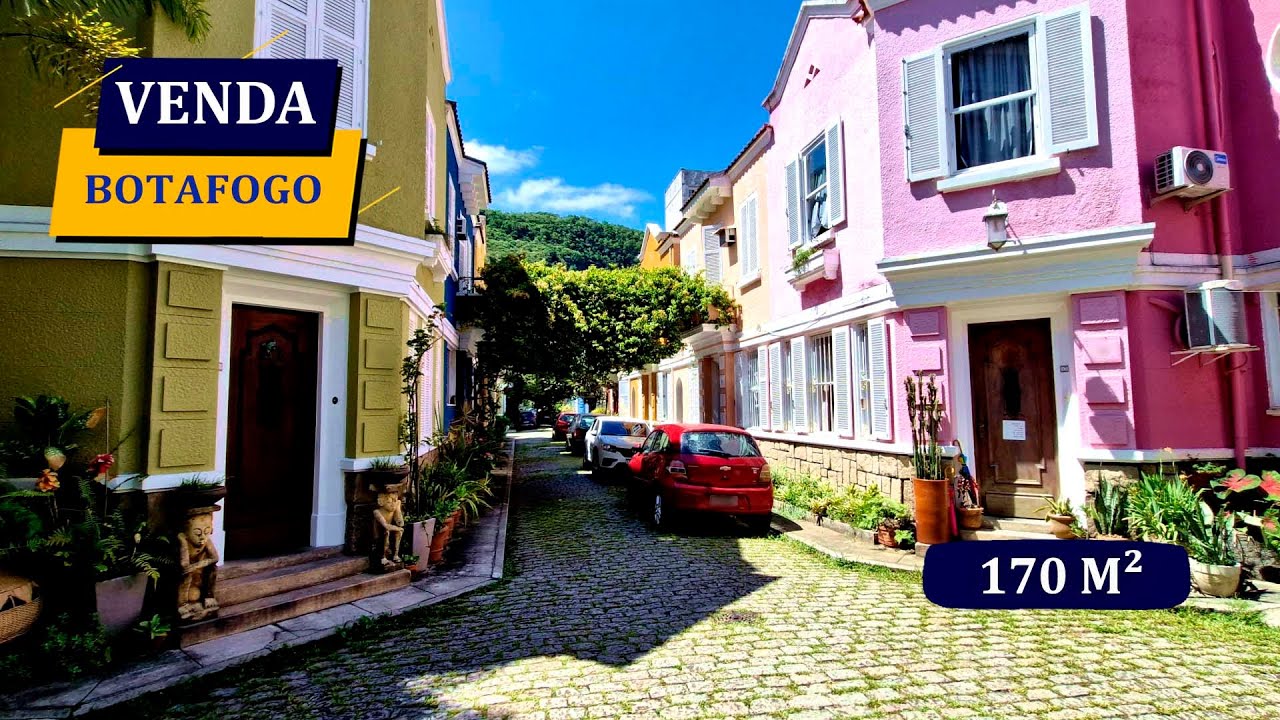 BOTAFOGO SENSACIONAL CASA EM VILA HISTÓRICA DE 1935 REFORMADA 150M² 4 QUARTOS VAGA E PORTARIA 24H