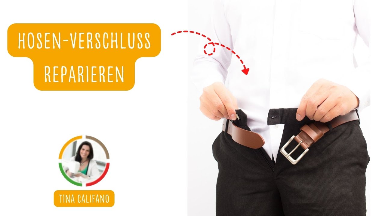 👉Hosen Haken Verschluss reparieren bzw. wiederverwenden