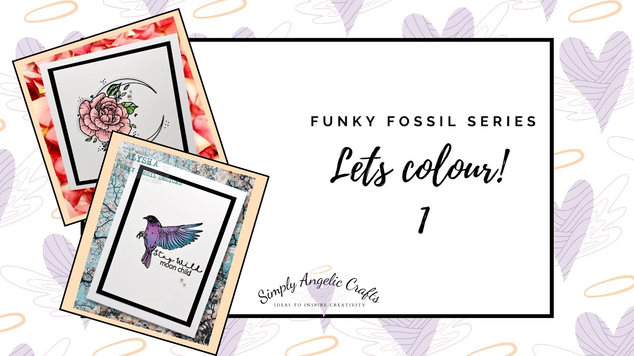 Funky Fossil Designs | Lets Colour 1 | Alcohol Marker Colouring Techniques