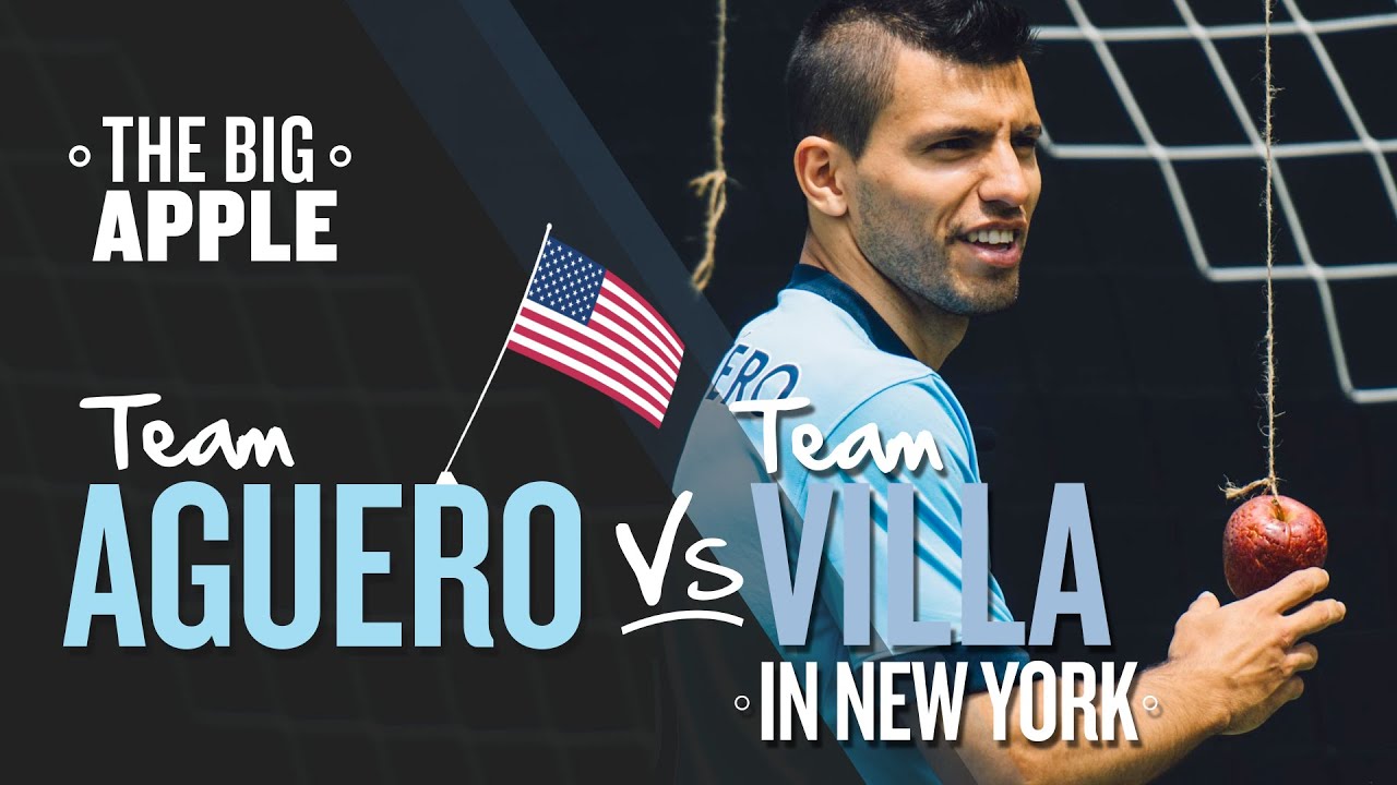 BIG APPLE CHALLENGE | Team Aguero v Team Villa | New York Challenge 3