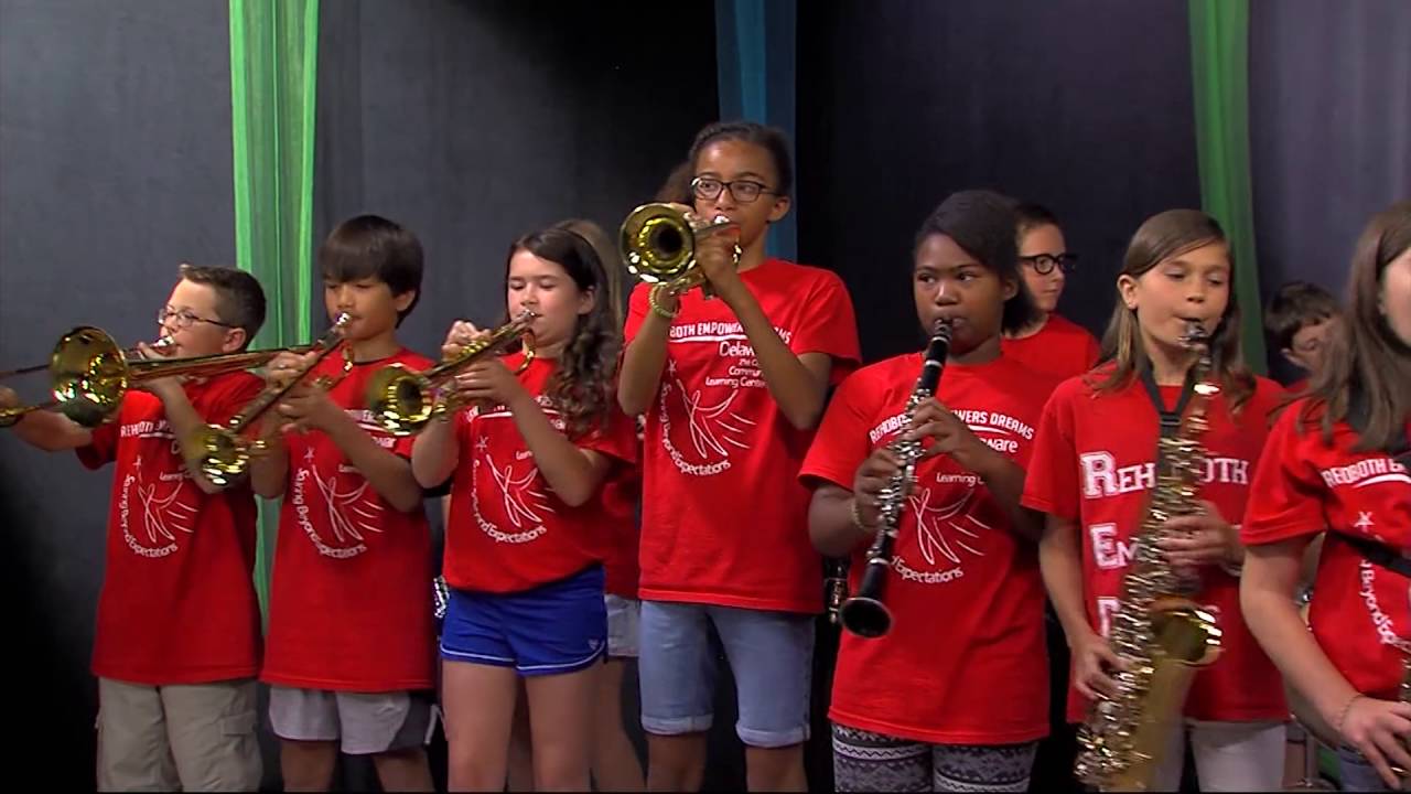 Rehoboth Beach Elementary School Jazz Band - Interview and Performance