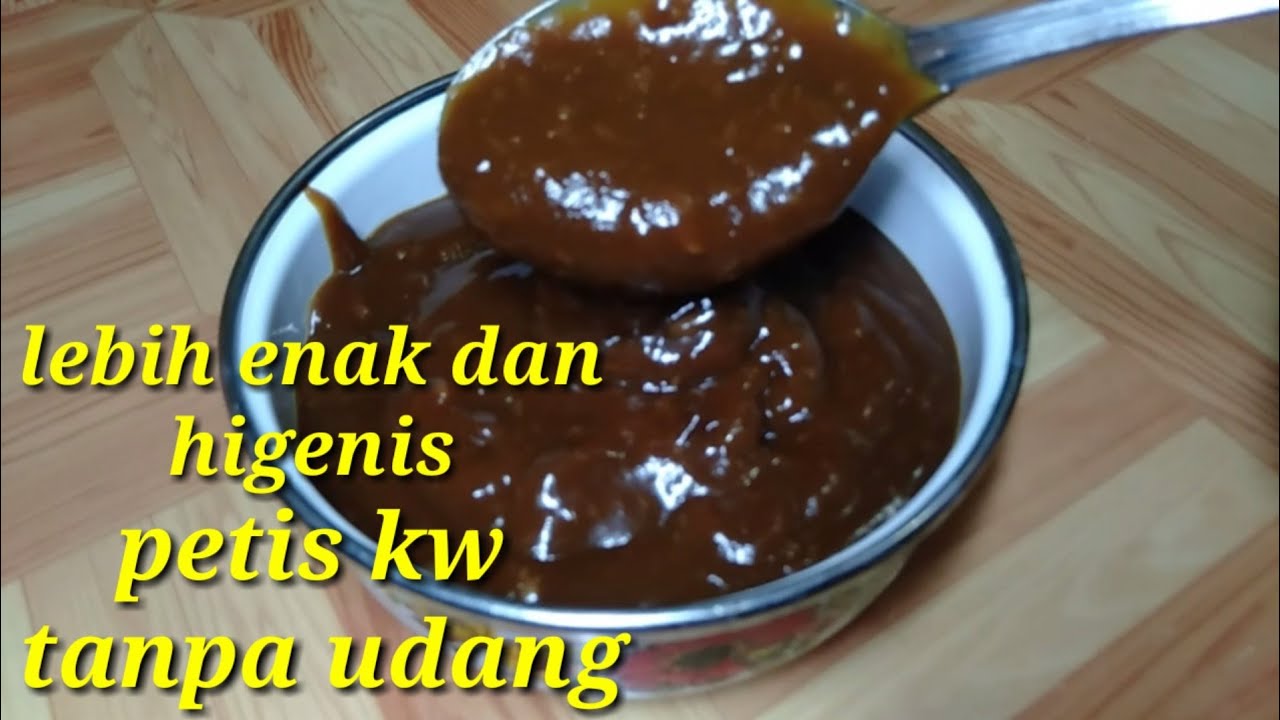 cara membuat petis kw || resep bumbu petis untuk gorengan