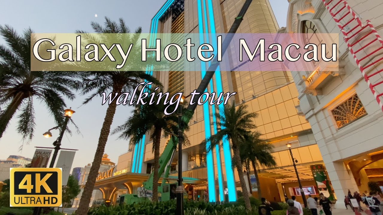 Macau  🏨Galaxy Hotel - 🚶🏻&zwj;♀️Walking Tour + Pai Kok station viewpoint