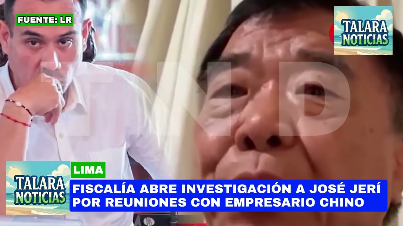 Fiscalía Abre Investigación a José Jerí por Reunión Secreta en el Chifa con Empresario Chino