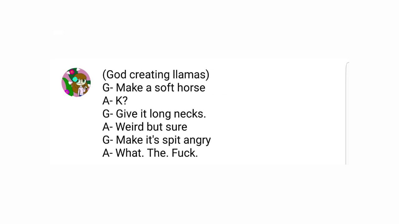God Creating More Things [Written by Youtube Comments]