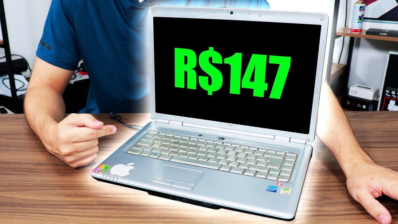 COMPREI ESSE NOTEBOOK DE LEILÃO POR 147 REAIS E ME DEI MAL