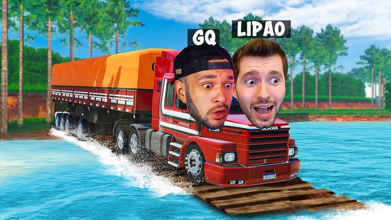 LIPÃO e GQ na TSUNAMI de CAMINHÃO (Global Trucks Online)