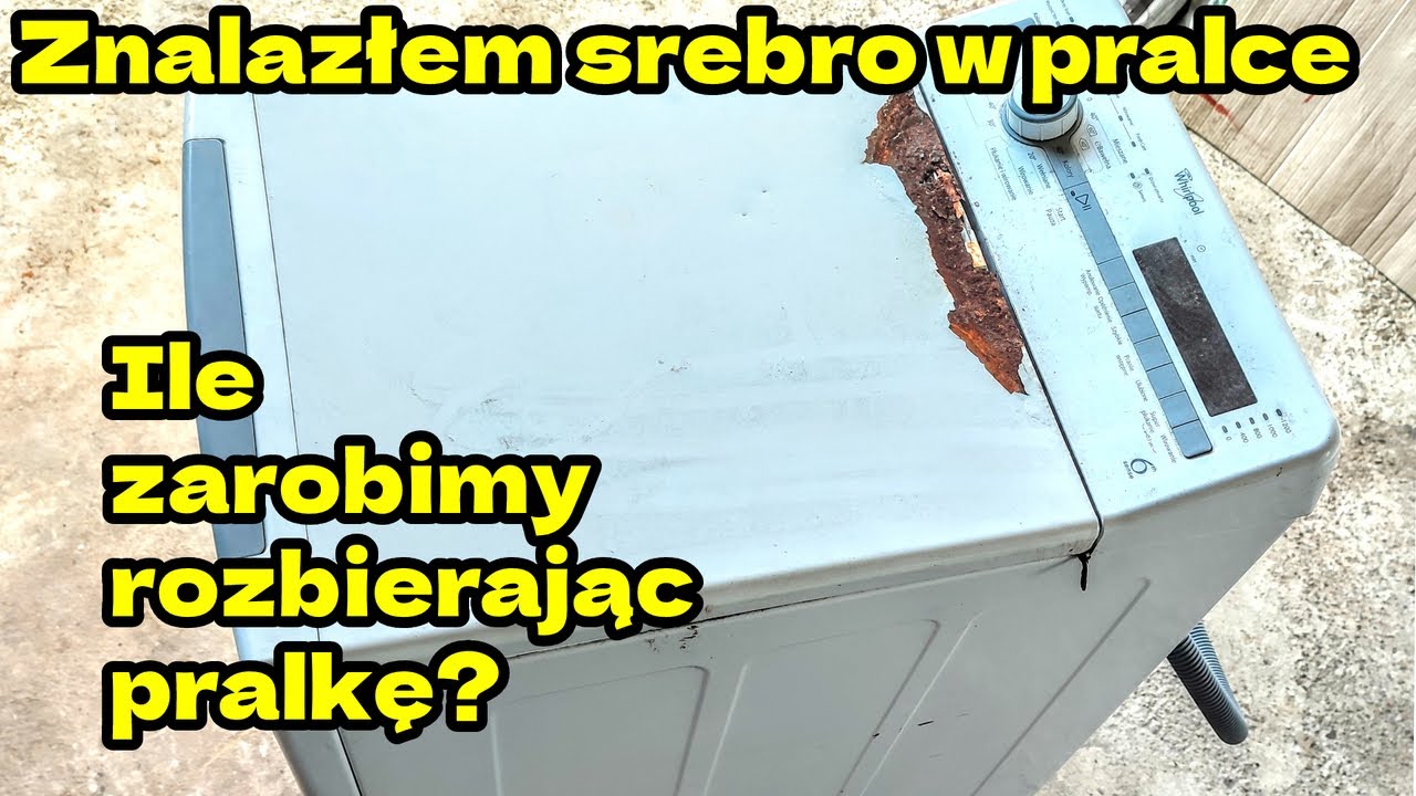 Ile zarobimy z pralki rozkręcając na złom? srebro w pralce to możliwe| silnik miedź czy aluminium?