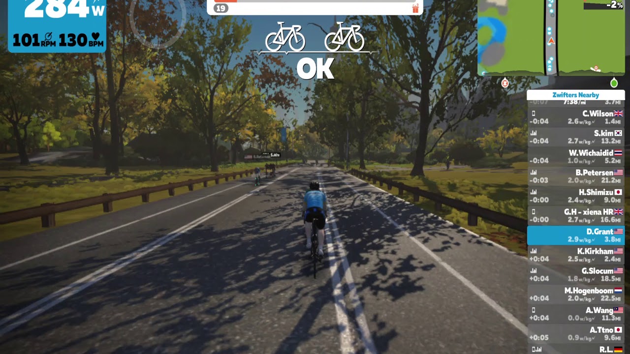 Zwift Cycling - Central Park Loop - PR