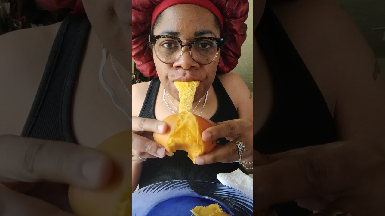 sweet mango for brunch 🥭 asmr