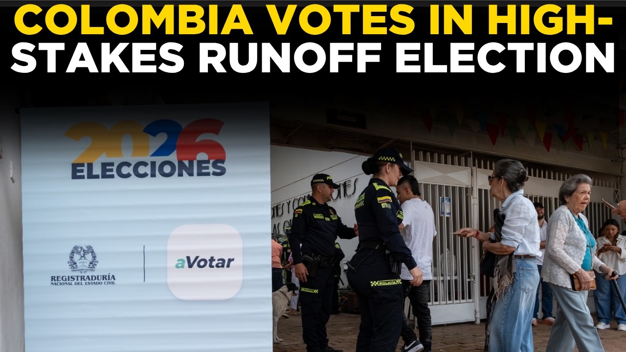 COLOMBIA ELECTION LIVE | Polls Open! De La Espriella vs Cepeda Runoff  | Times Now World