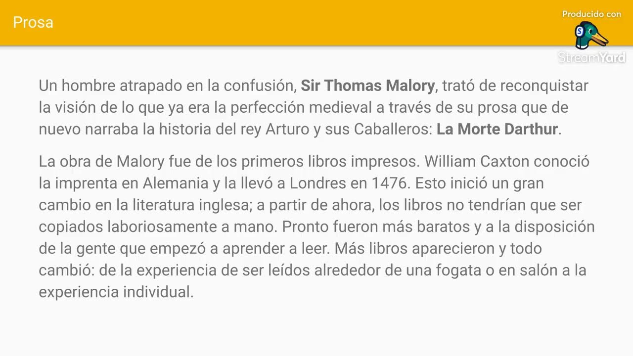 Literatura Inglesa Medieval