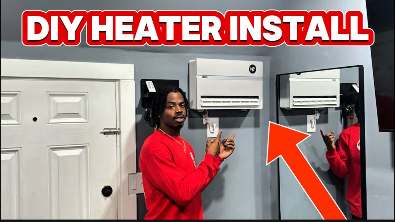 This Heater Heats My Entire Tiny Home🏠(DIY Installation)