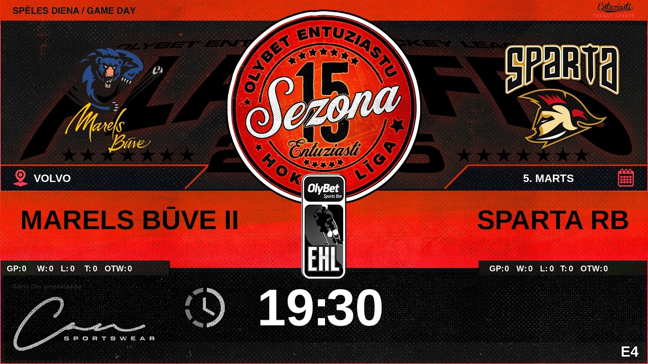🎧🎤2026 03 05 | MARELS BŪVE II (MB2) - SPARTA RB (SPR) | E4