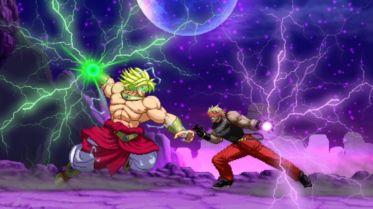 Broly Vs Omega Rugal - Dragon Ball Z X The King of Fighters