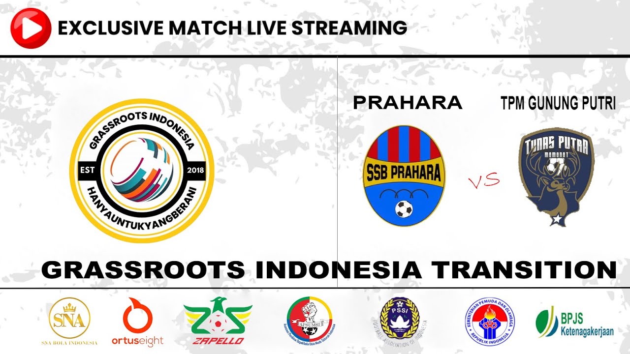 Prahara White vs TPM Gunung Putri | Grassroots Indonesia Transition JABODETABEK LIVE
