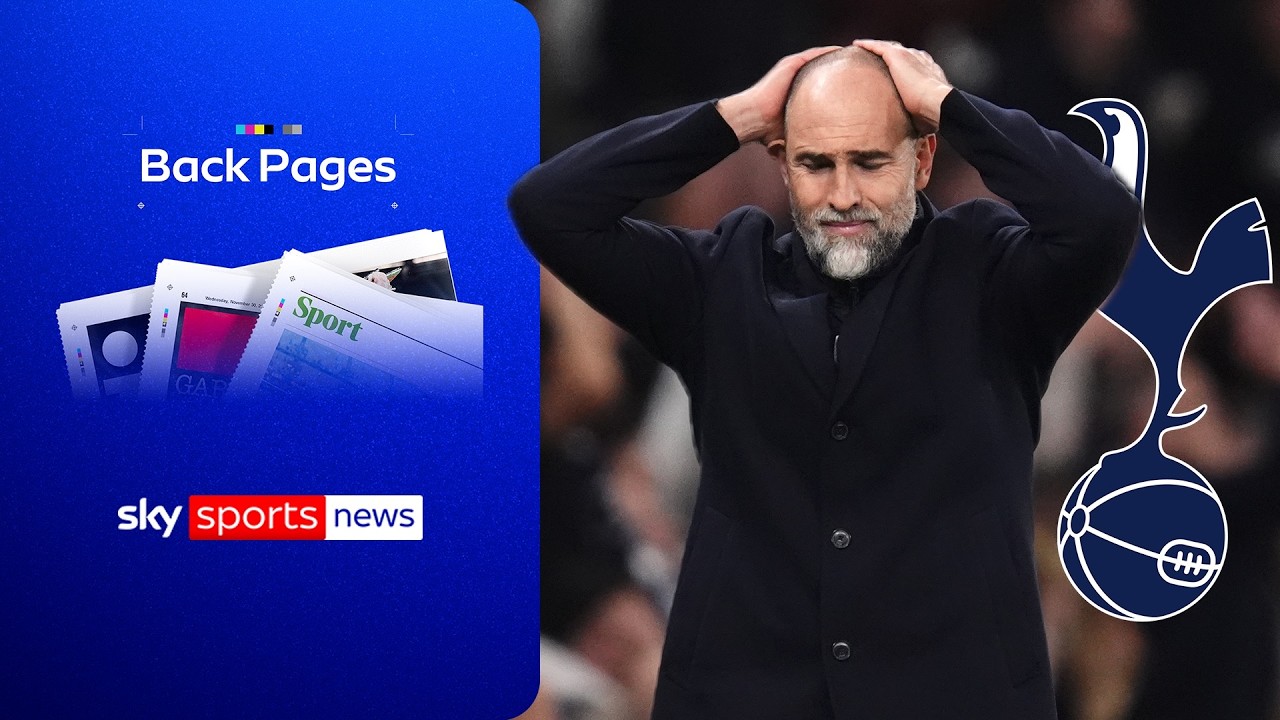Spurs lose AGAIN as they sit just above relegation zone | Back Pages Tonight