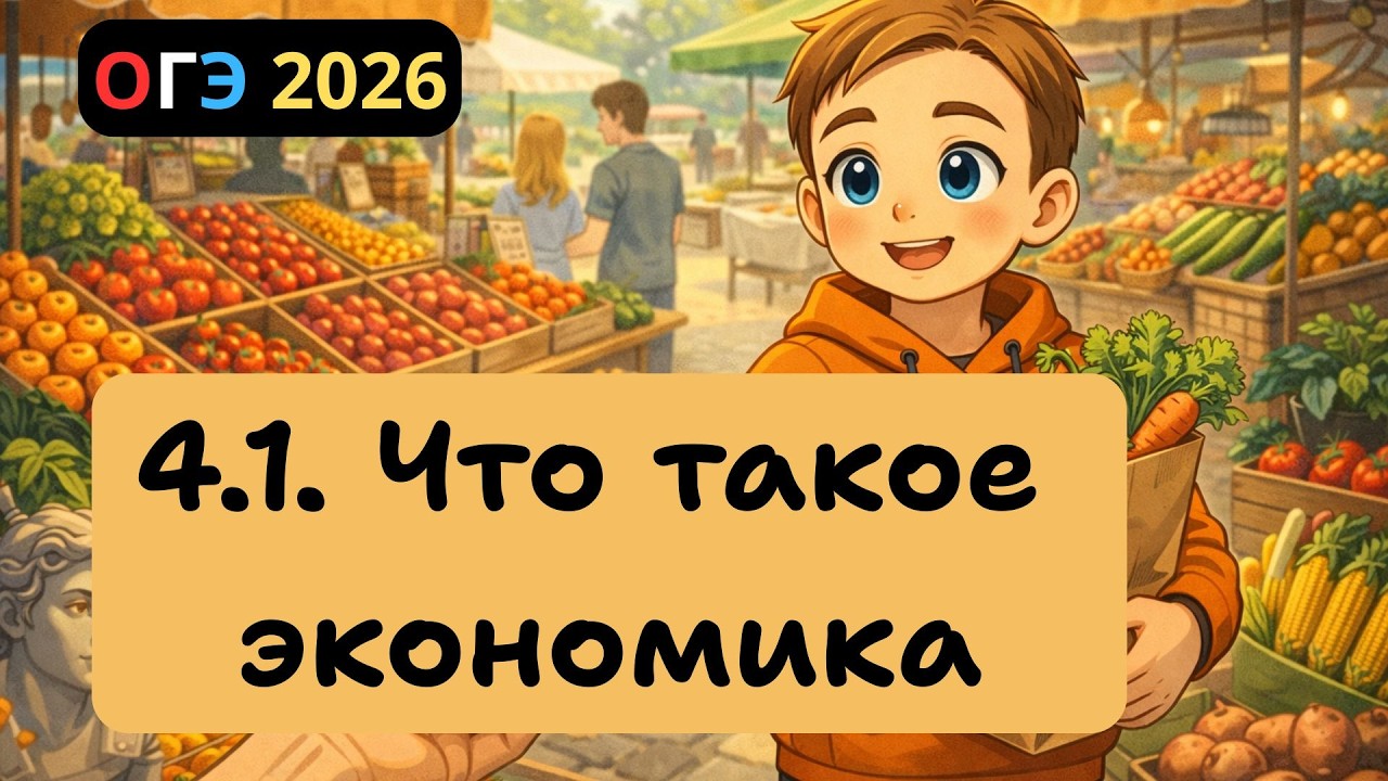 4.1 Что такое экономика | ОГЭ 2026