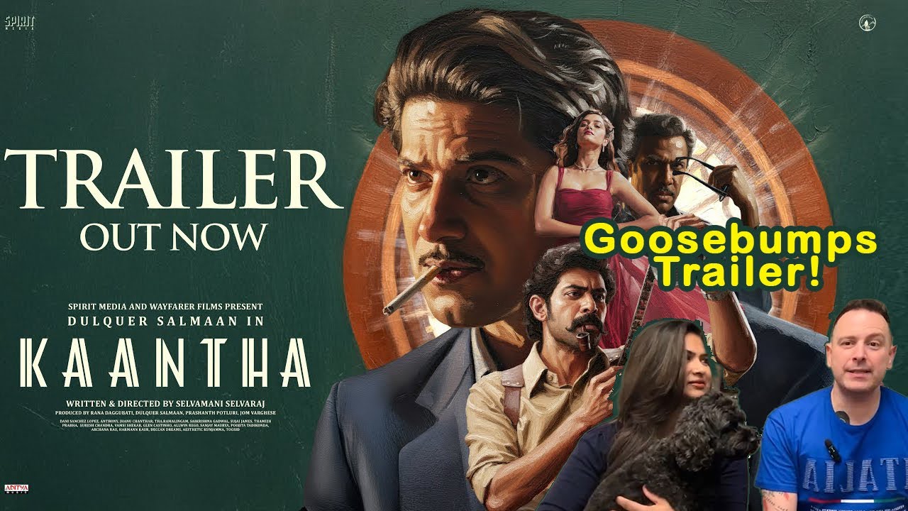 KAANTHA Trailer Reaction | Dulquer Salmaan x Rana Daggubati | Tamil Emotional Thriller