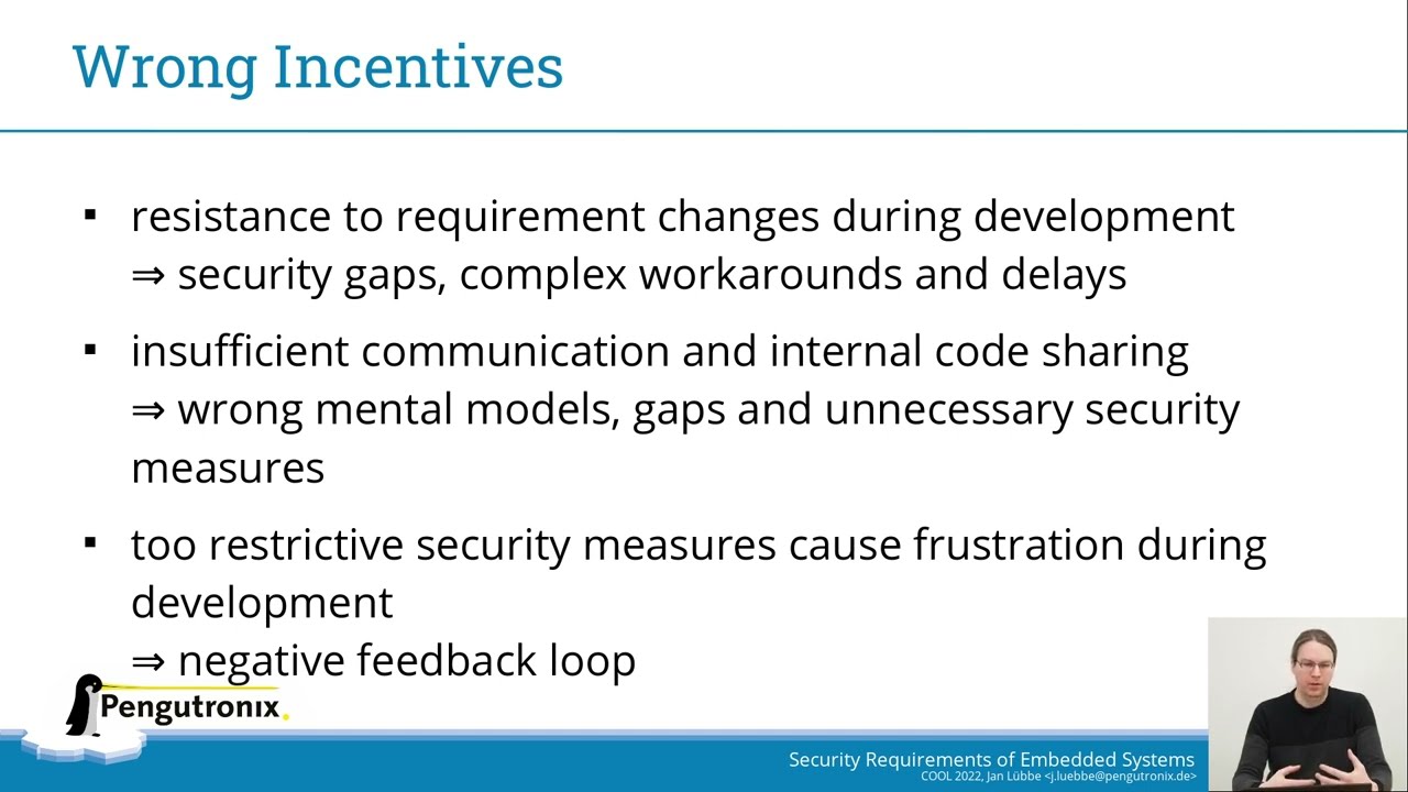Security Requirements of Embedded Systems (Compact OSADL Online Lectures)