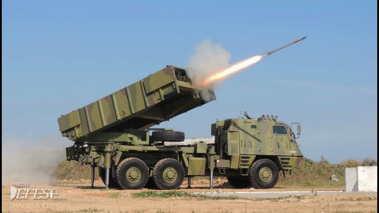 Brazilian Army | ASTROS II MK-6 MLRS Rocket Artillery System