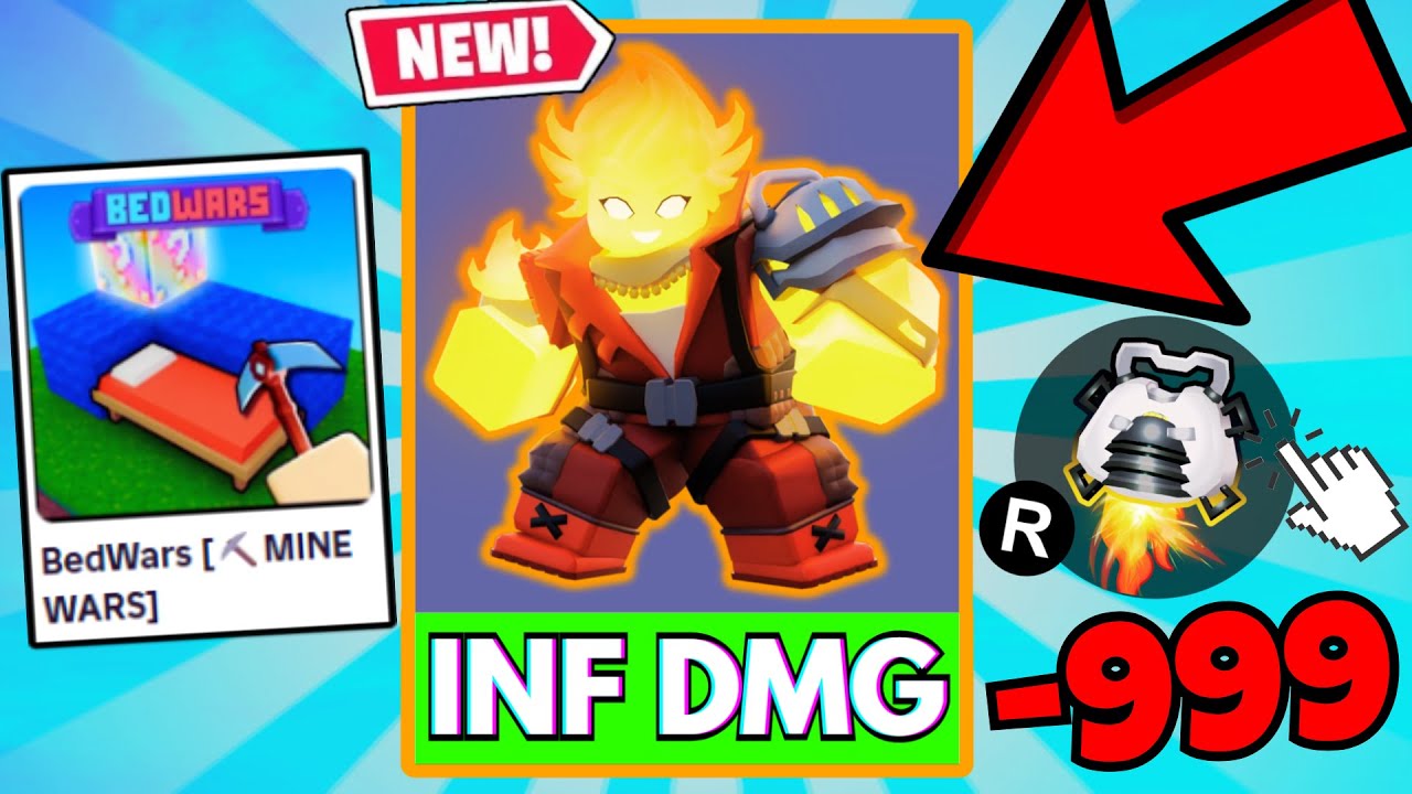 Как нанести **ИНФ-УРОН** с помощью AGNI в Roblox Bedwars.. (НЕСПРАВЕДЛИВО)