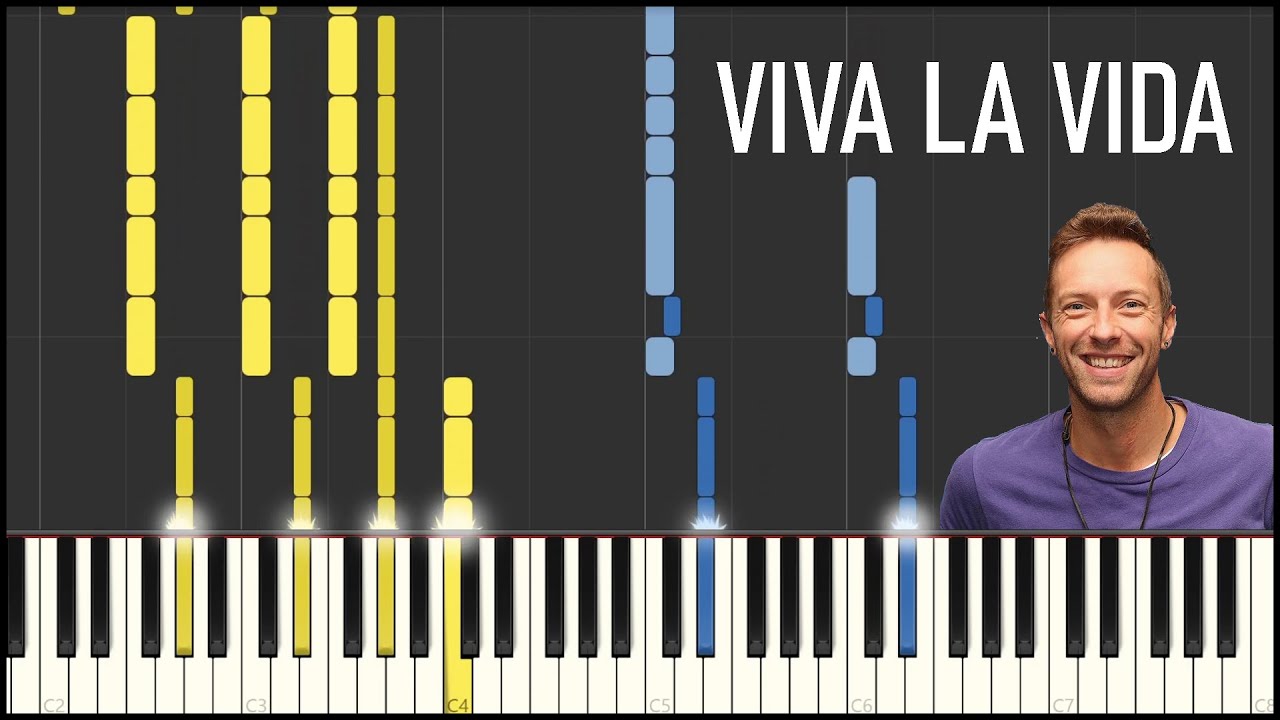 Coldplay - Viva La Vida (Piano Tutorial)