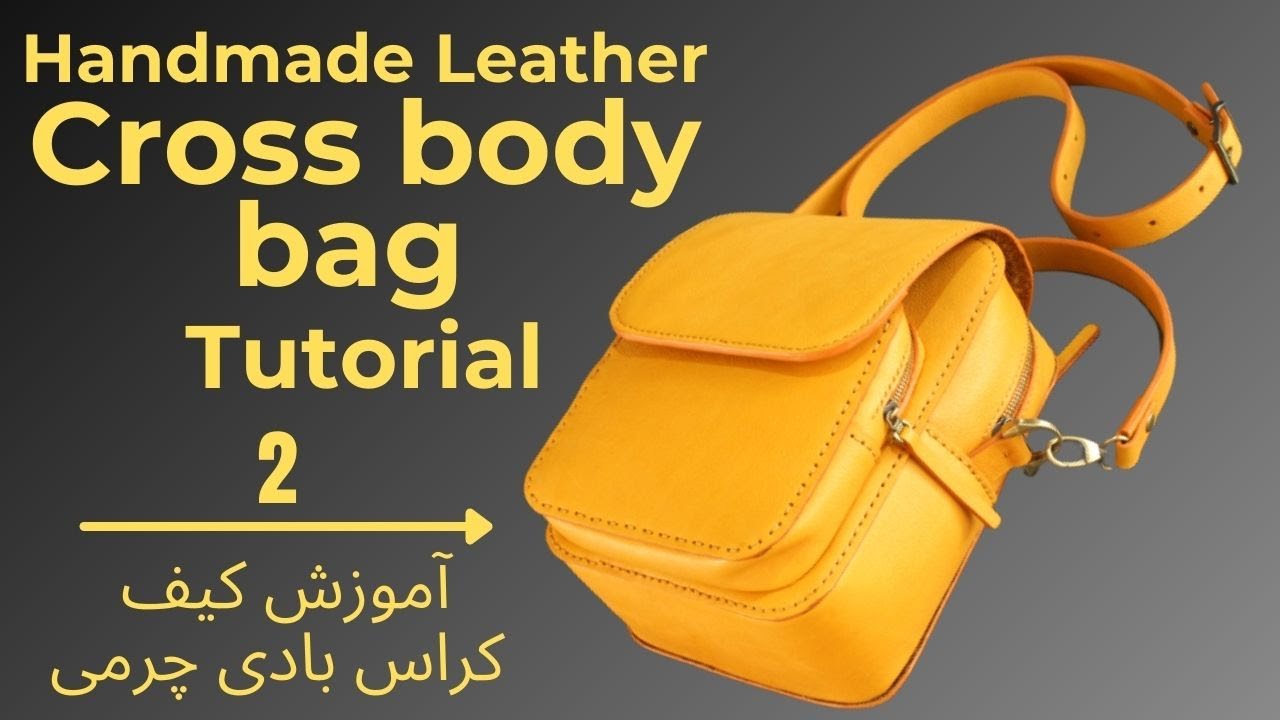 🔴pdf pattern + Make your own Uniqe crossbody bag | Tutorial | leather diy | part2