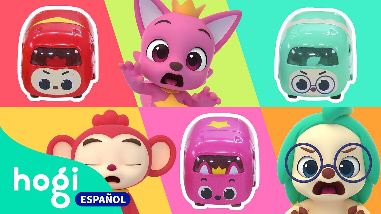 Aprende Colores en el Colorido Tour de Autobús | Juguetes para niños | Hogi en español