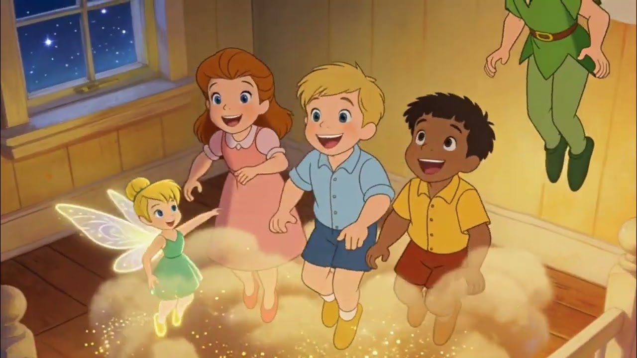 PETER PAN - DISNEY STYLE VISUALIZER VIDEO FOR CHILDREN #PeterPan #FairyStory #Disney