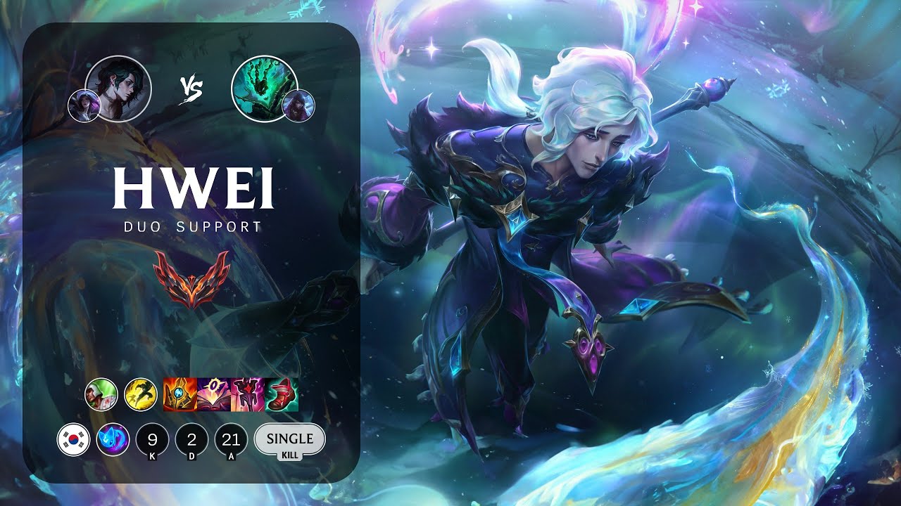 Hwei Support vs Thresh - KR Grandmaster Patch 14.7