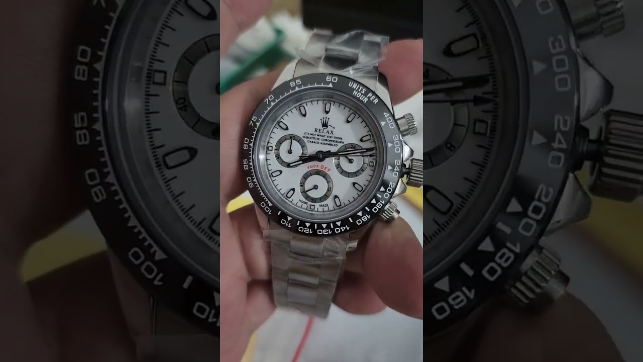 #watch #relax  40mm Relax Super Chrono Daytona Style