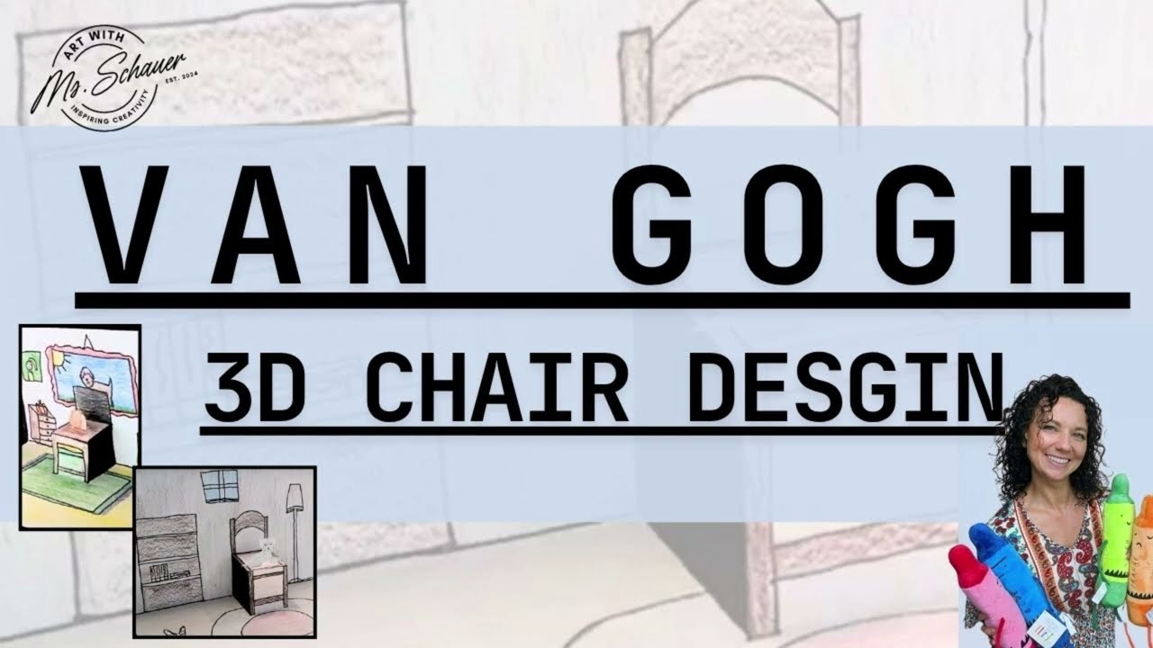 My Students Turned Van Gogh’s Chair into 3D Sculptures 🎨🪑