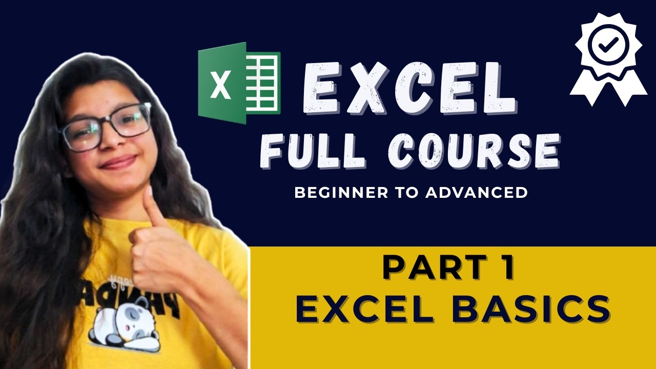 Microsoft Excel Full Course | Part 1 – Basics, Interface & Introduction