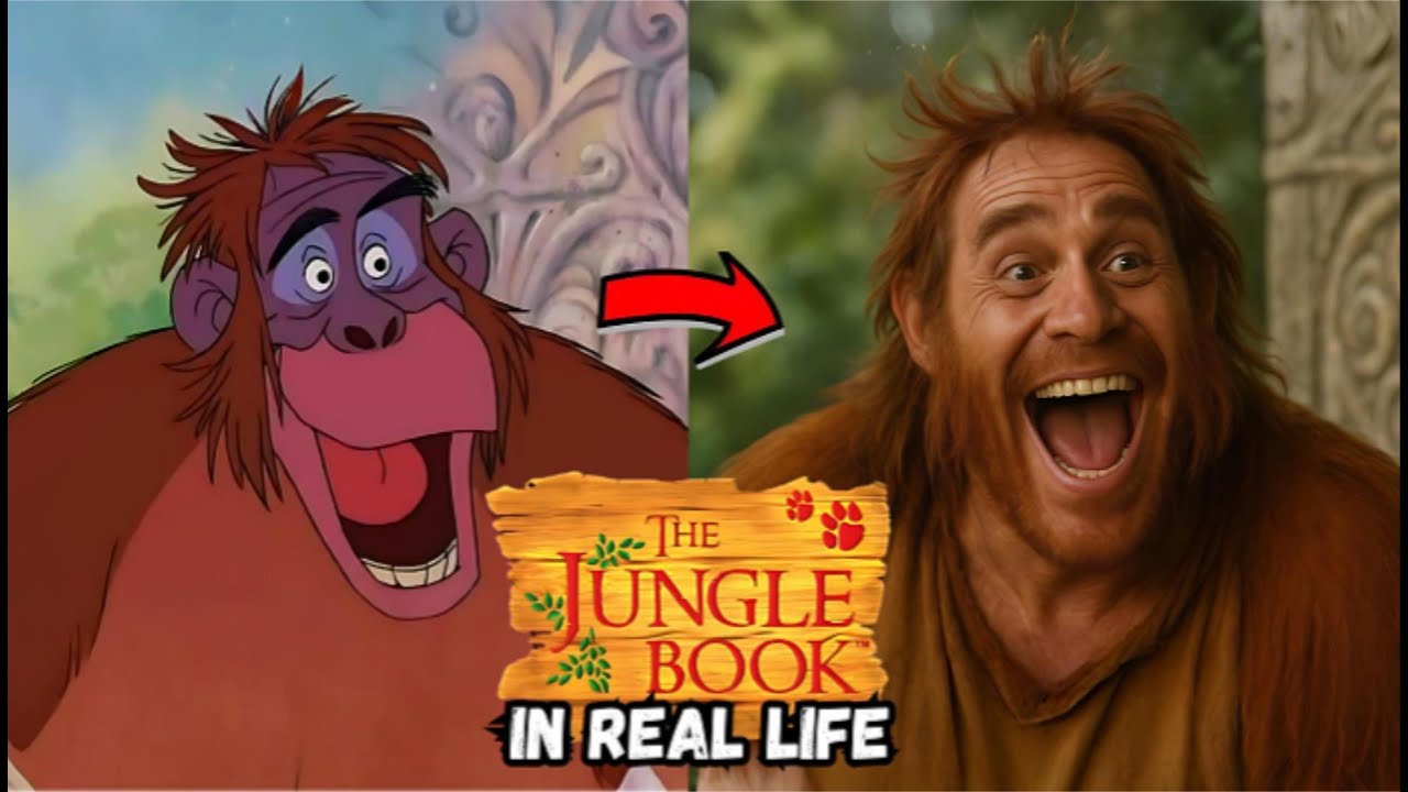 The Jungle Book in REAL LIFE │AI Reimagined Comparison