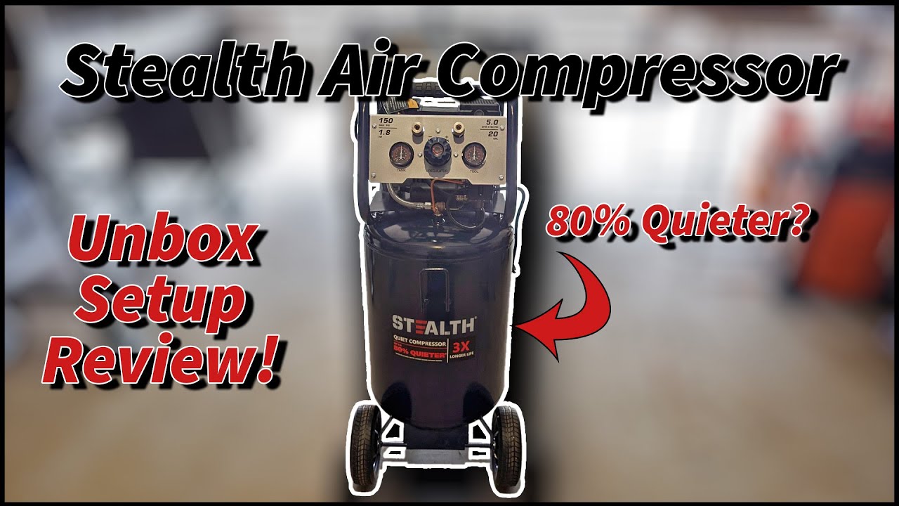 20 Gallon Stealth Air Compressor! Unboxing and Review!