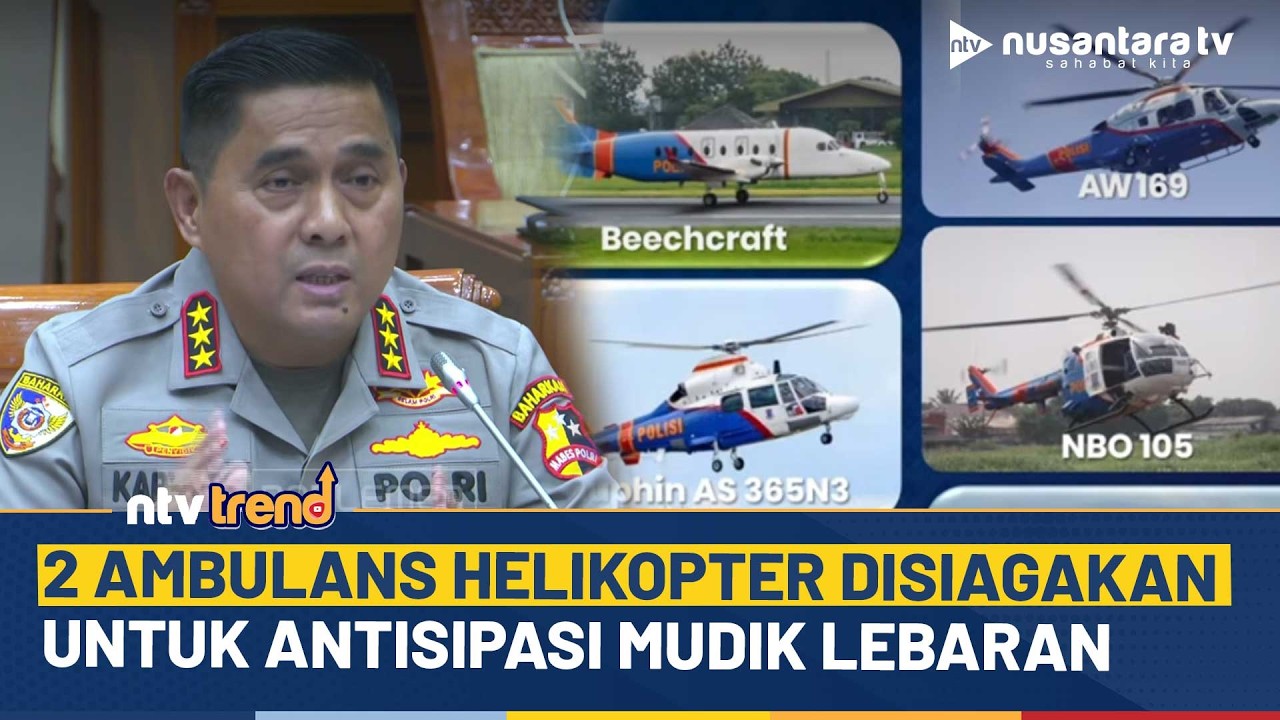 Antisipasi Kondisi Darurat di Jalur Mudik, Dua Ambulans Helikopter Disiagakan | NTV