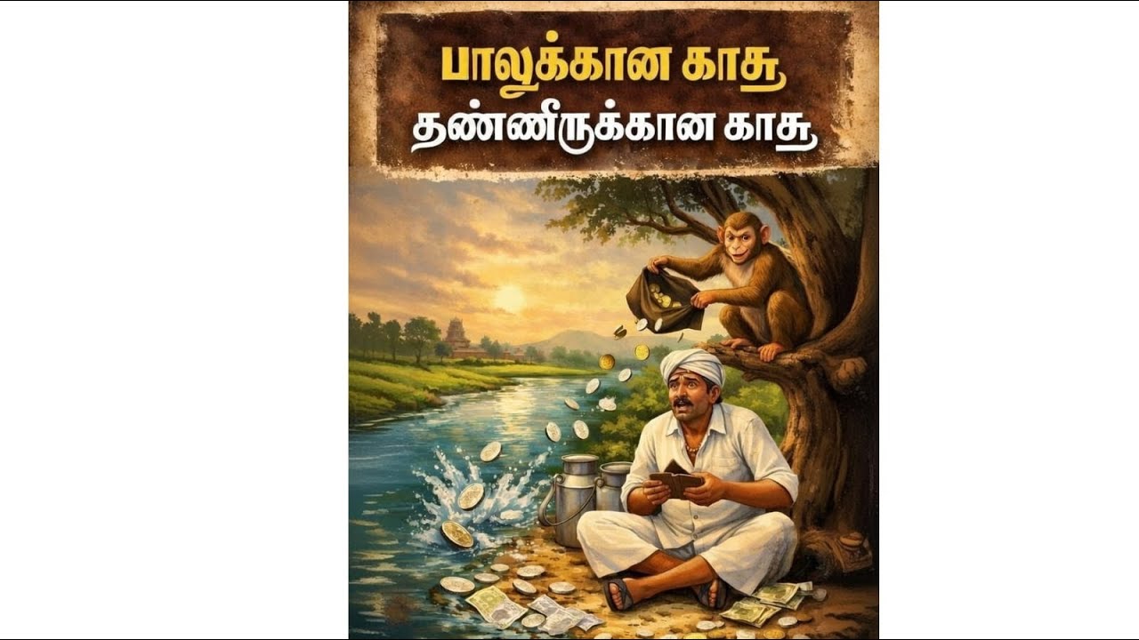 குரங்கு காட்டிய நீதி Monkey and Milkman