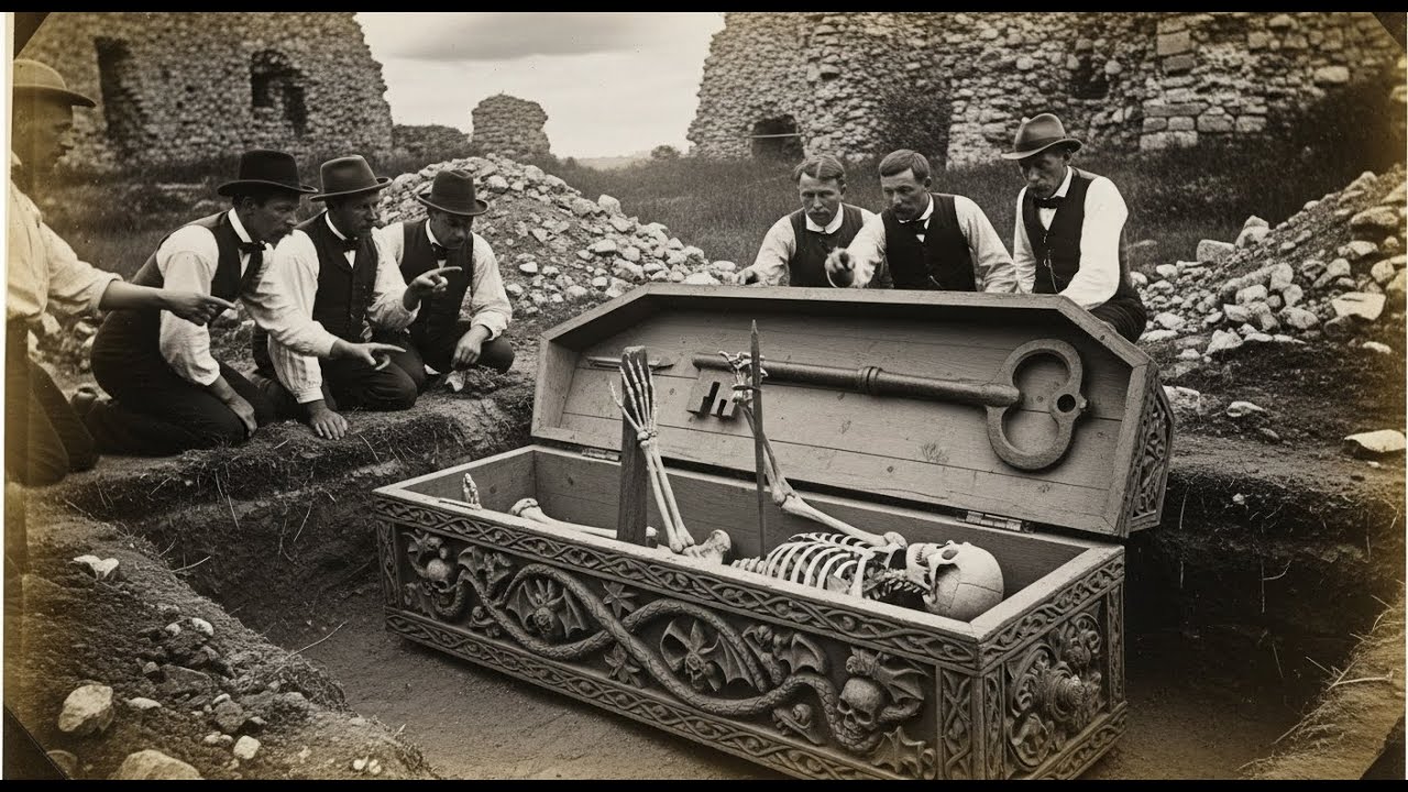 Ce au găsit în timpul săpăturilor de la Castelul Poenari în 1899?