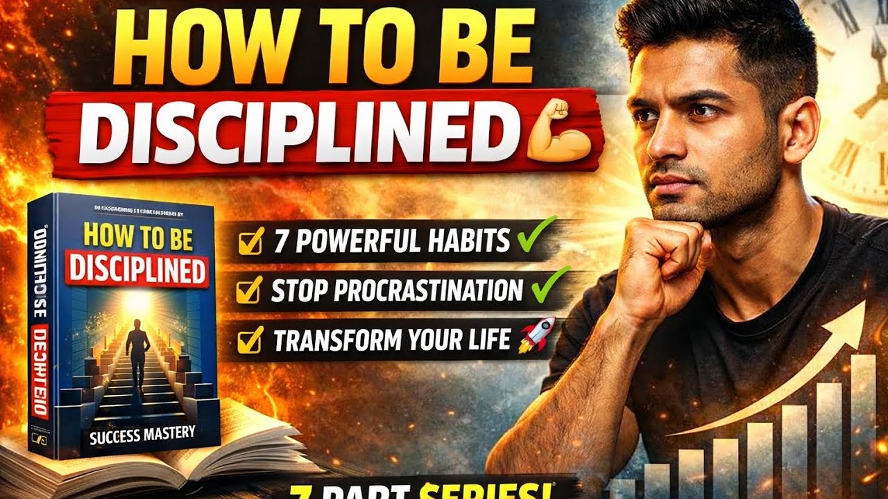 How to Be Disciplined 💪 | 7 Habits to Transform Your Life