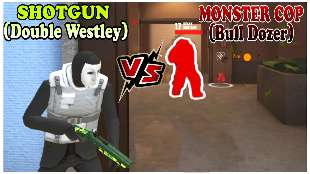 ARMED HEIST: Bull Dozer Against Shotgun Gameplay #82