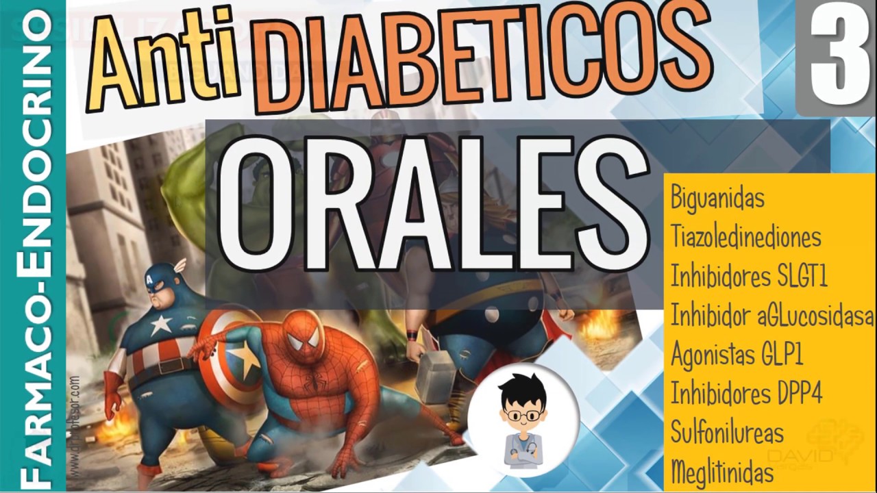 METFORMINA, TIAZOLEDINEDIONAS, SULFONILUREAS, MEGLITINIDAS, INCRETINAS, iSLGT1 |ANTIDIABETICOS 3