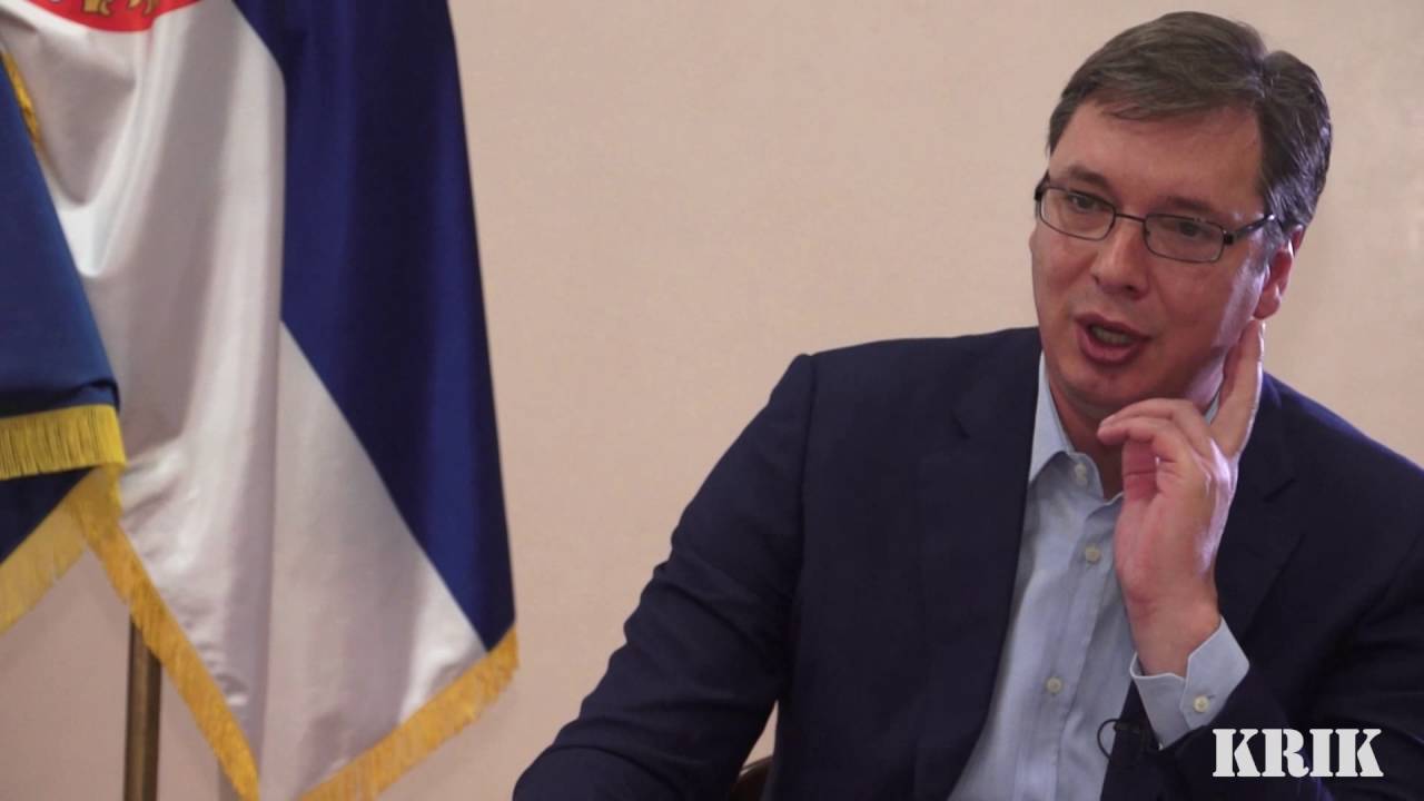 Aleksandar Vučić o predaji Darka Šarića u intervjuu za KRIK 11.04.2016.