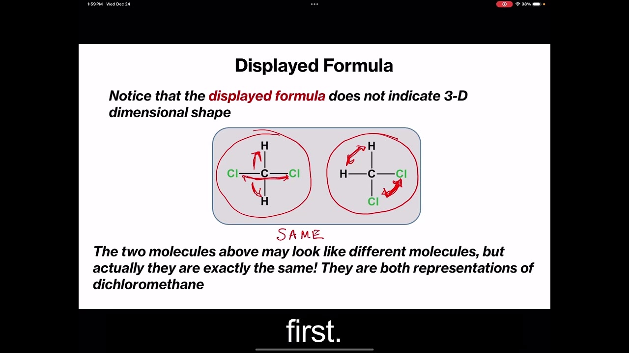 CH322 Week 1 Lecture 2: Mini-Organic Chemistry Review