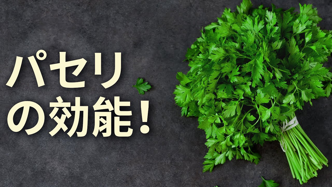パセリの効能！| 利点 Benefits - Japanese
