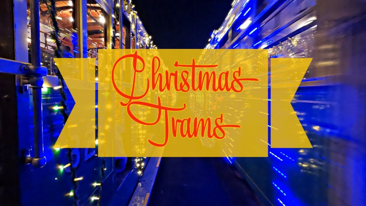 How do you decorate a tram for Christmas?