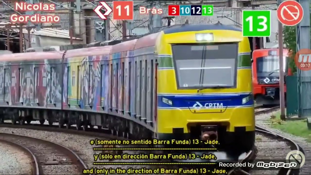 Station of line 11 coral CPTM|而是他而是大林哈 11  从偶然|Estações da linha 11 coral