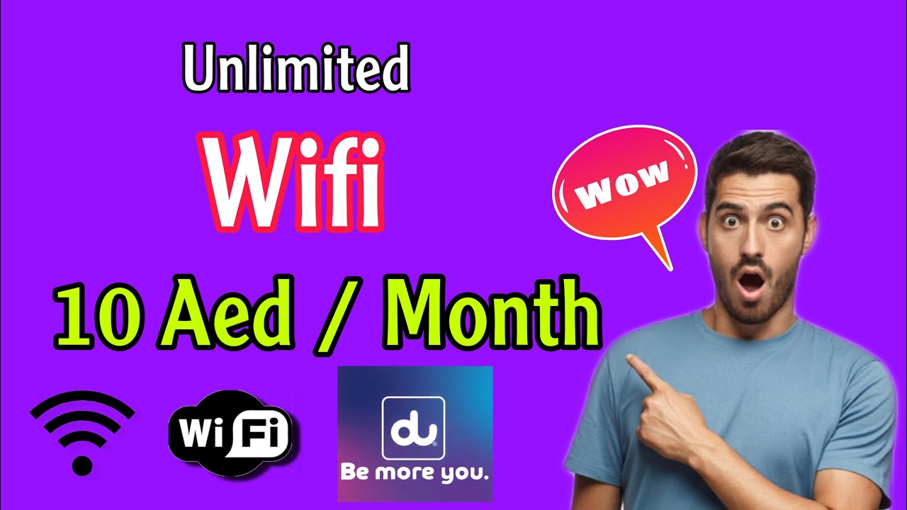 Новое предложение: всего 10 дирхамов в месяц и безлимитный Wi-Fi DU |#duwifi |#youtubevideo |#tre...
