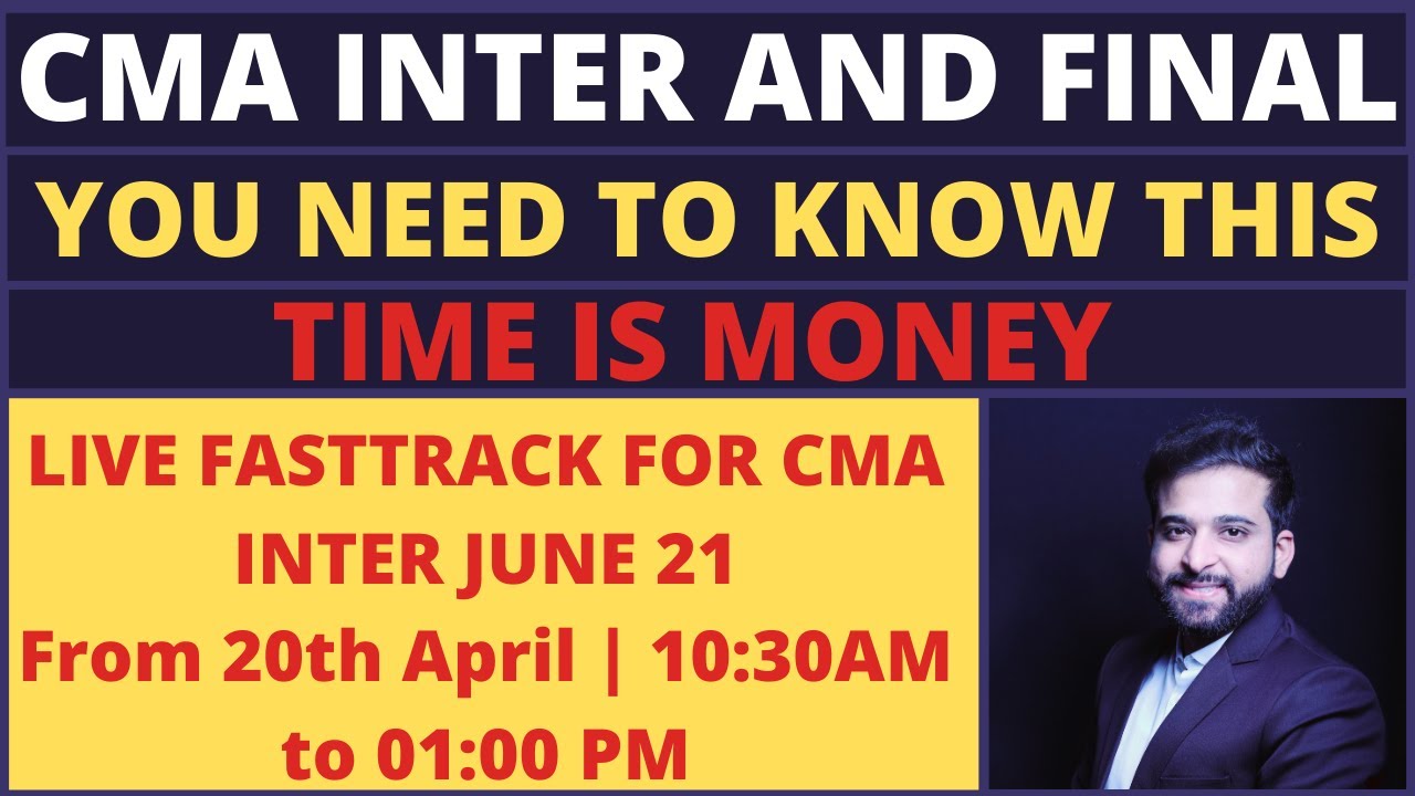CMA STUDENTS YOU NEED TO KNOW THIS | CMA INTER ONLINE EXAM |