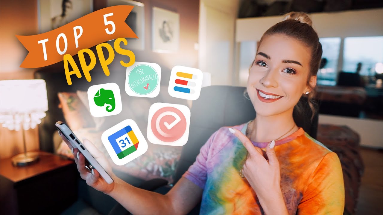 TOP 5 APPS f&uuml;r mehr PRODUKTIVIT&Auml;T, ORGANISATION & STRUKTUR im Alltag! (KOSTENLOS) // JustSayEleanor